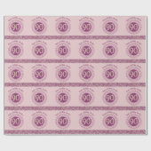 Elegante 90ste verjaardag Roos Gouden Glitter & St Cadeaupapier (Vlak)