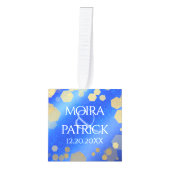 Elegante 9e Lapis Lazuli Huwelijksverjaardag Decoratie (Voorkant)