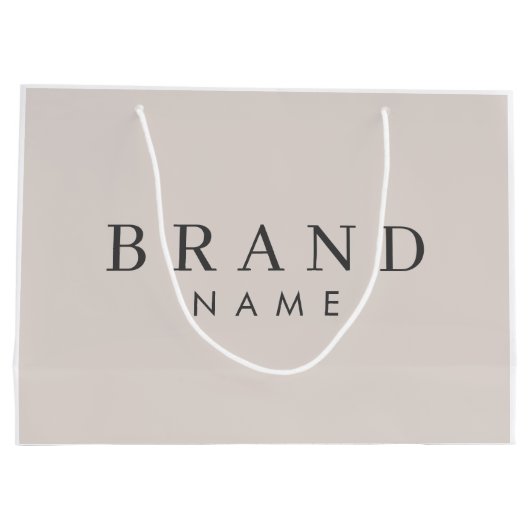 Elegante aangepaste boodschappentas, gepersonalise groot cadeauzakje (Achterkant)