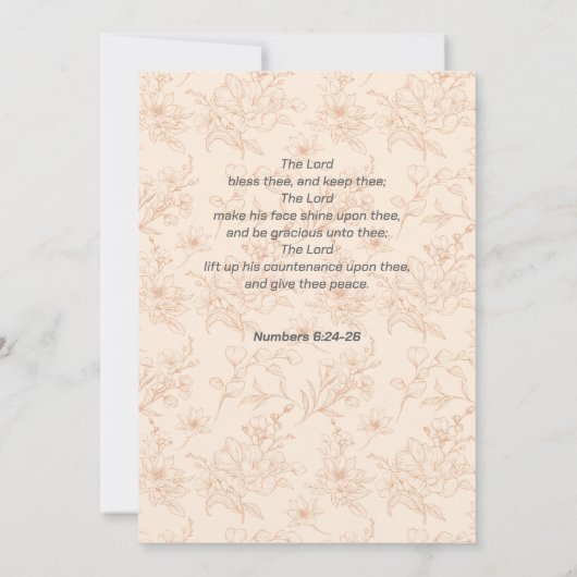 Elegante Aangepaste Brief aan Moeder Beige Moederd (Achterkant)