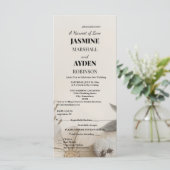 Elegante Aangepaste Bruiloft Uitnodigingen (Staand voorkant)