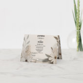 Elegante Aangepaste Bruiloft Uitnodigingen (Voorkant)