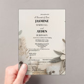 Elegante Aangepaste Bruiloft Uitnodigingen (Insitu (Draagbaar))