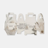 Elegante Aangepaste Bruiloft Uitnodigingen Bedankdoosjes (Uitgevouwen)