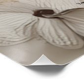 Elegante Aangepaste Bruiloft Uitnodigingen Perfect Poster (Hoek)