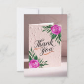 Elegante aangepaste dankkaart voor elke gelegenhei bedankkaart (Achterkant)