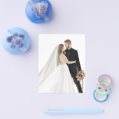 Elegante Aangepaste Foto Bruiloft Informatie Flyer (Enkel)