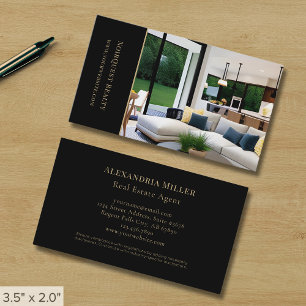 Elegante aangepaste foto visitekaartje