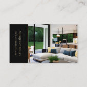 Elegante aangepaste foto visitekaartje (Voorkant)