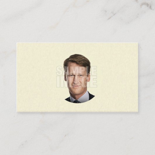 Elegante aangepaste foto visitekaartje (Achterkant)