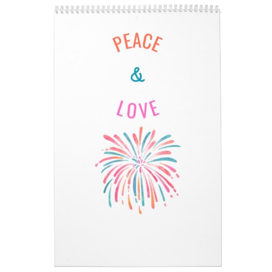 Elegante aangepaste fotokalender kalender (Hoes)