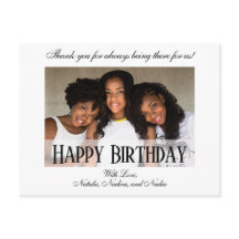 Elegante Aangepaste Gelukkige Verjaardag Foto