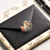 Elegante aangepaste gelukkige verjaardag Voeg uw e Ronde Sticker