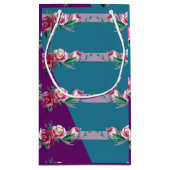 Elegante aangepaste geschenktas klein cadeauzakje (Achterkant)