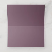 Elegante aangepaste gevouwen plaats kaart plaatskaartje (Binnenkant ongevouwen)