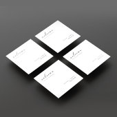 Elegante aangepaste handgeschreven bruiloft servet