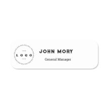 Elegante aangepaste Logo medewerker naam tag