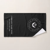 Elegante aangepaste minimalistische bedrijfslogo e bad handdoek (Handdoek)