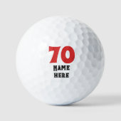 Elegante aangepaste naam beste Granddad golfballen (Voorkant)