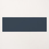 Elegante aangepaste naam donkerblauw yogamat (Achterkant (horizontaal))