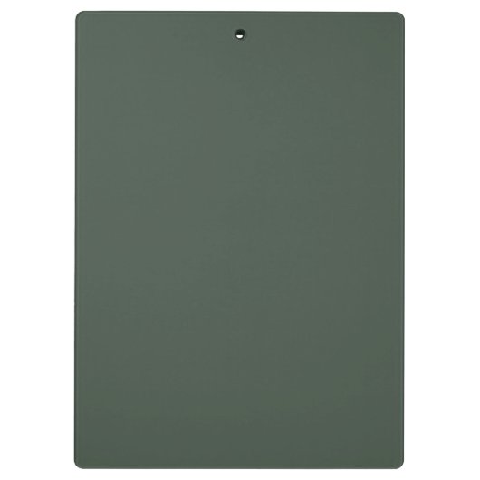 Elegante aangepaste naam donkergroen klembord (Achterkant)