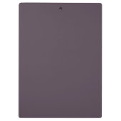 Elegante aangepaste naam Paarse Taupe Klembord (Achterkant)