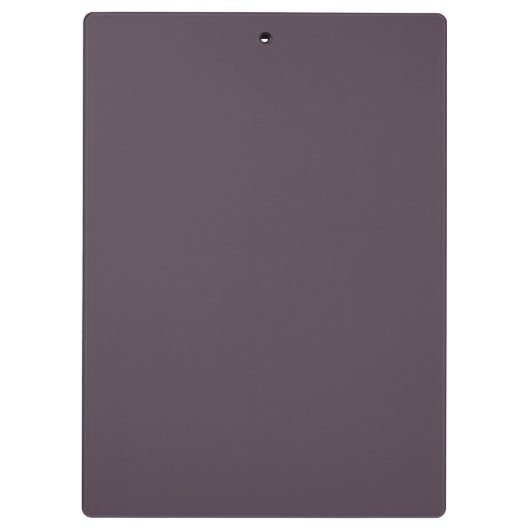 Elegante aangepaste naam Paarse Taupe Klembord (Achterkant)