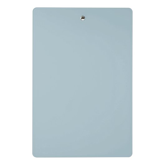 Elegante aangepaste naam Pastel Blue Mini Klembord (Achterkant)