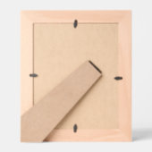 Elegante aangepaste naam Verloving trouwfoto Gegraveerde Lijstjes (Achterkant)