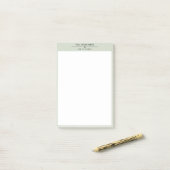 Elegante aangepaste notities voor werkruimten post-it® notes (Op bureau)