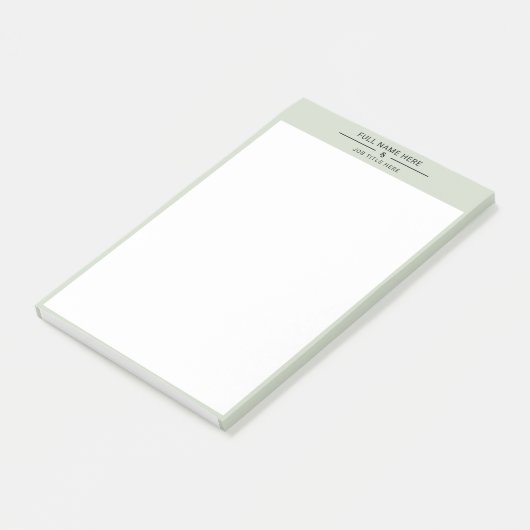 Elegante aangepaste notities voor werkruimten post-it® notes (Schuin)