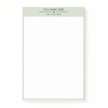 Elegante aangepaste notities voor werkruimten