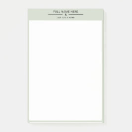 Elegante aangepaste notities voor werkruimten post-it® notes