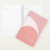Elegante Aangepaste Pageant Planner - Roze Goud Gl (Display)