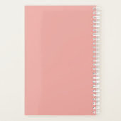 Elegante Aangepaste Pageant Planner - Roze Goud Gl (Achterkant)