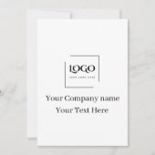 Elegante aangepaste sjabloon voor uw logo (Voorkant)