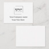 Elegante aangepaste sjabloon voor uw logo (Voorkant / Achterkant)