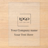 Elegante aangepaste sjabloon voor uw logo (Voorkant)