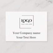 Elegante aangepaste sjabloon voor uw logo (Voorkant)