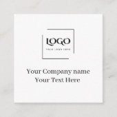 Elegante aangepaste sjabloon voor uw logo (Voorkant)