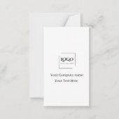 Elegante aangepaste sjabloon voor uw logo (Voorkant)