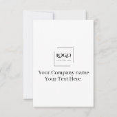 Elegante aangepaste sjabloon voor uw logo (Voorkant)