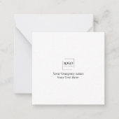 Elegante aangepaste sjabloon voor uw logo (Voorkant)