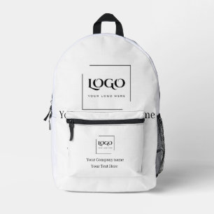 Elegante aangepaste sjabloon voor uw logo bedrukte rugzak