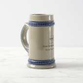 Elegante aangepaste sjabloon voor uw logo bierpul (Voorkant links)