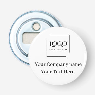 Elegante aangepaste sjabloon voor uw logo button flesopener