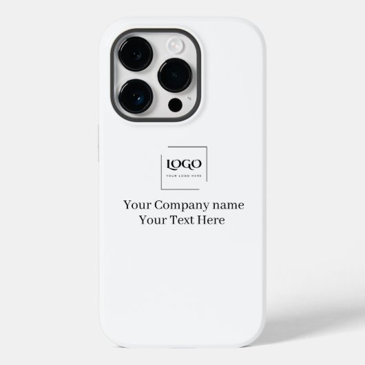 Elegante aangepaste sjabloon voor uw logo Case-Mate iPhone case (Achterkant)