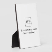 Elegante aangepaste sjabloon voor uw logo fotoplaat (Zijkant)