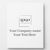 Elegante aangepaste sjabloon voor uw logo fotoplaat (Voorkant)