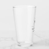 Elegante aangepaste sjabloon voor uw logo glas (Rechts)